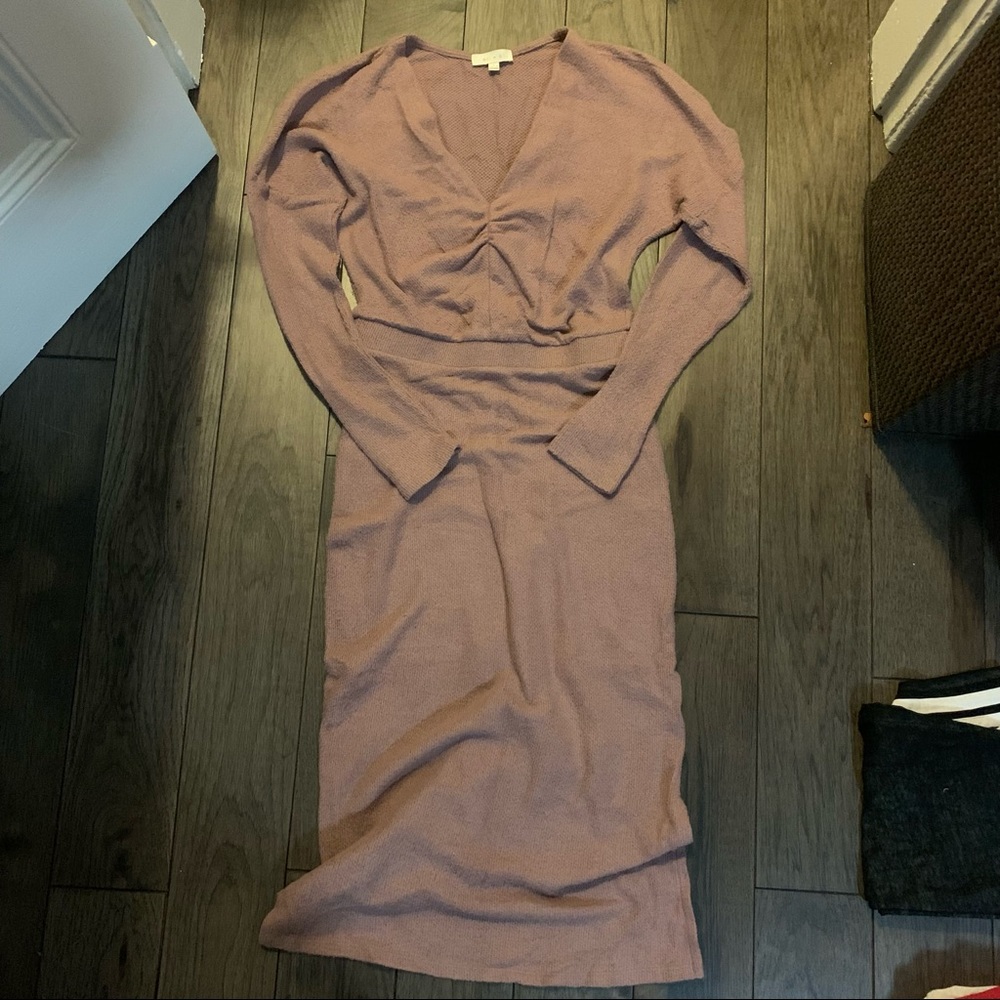 Purple Sweater Dress